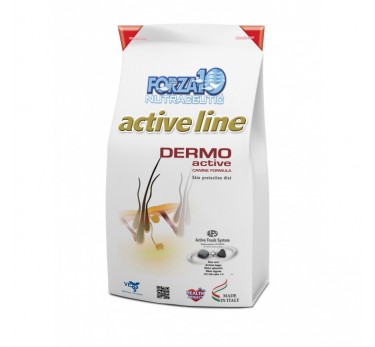 Forza10 Dermo Active Корм для взрослых собак всех пород с патологиями кожного покрова рыба/картофель 10кг